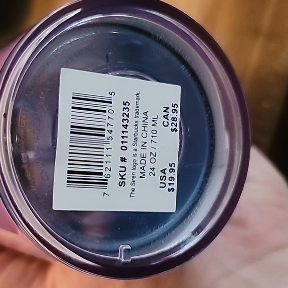 Starbucks 2023 Iridescent Dome Venti Tumbler Dichroic Holographic Tumbler Cup - Picture 6 of 6